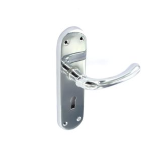 Premier Rosa Chrome lock handles 170mm