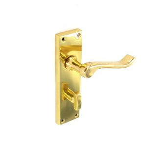 Premier Scroll Brass bathroom handles 155mm *