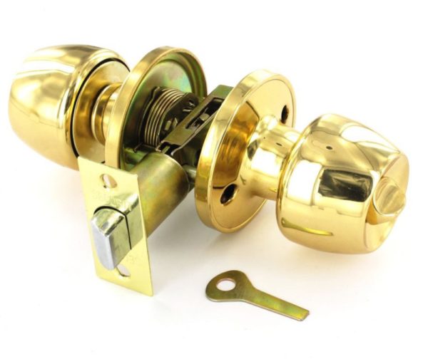 Brass privacy knobset 60/70mm