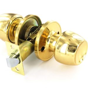 Brass passage knobset 60/70mm