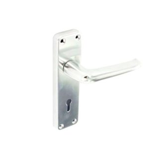 Aluminium lock handles bright 150mm
