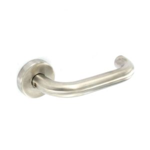Satin Stainless Steel latch handles 'Safety'