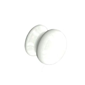 White Ceramic knob 35mm