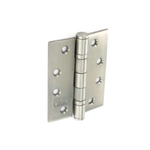 Stainless Steel Double Ball Bearing hinges Satin 100mm CE