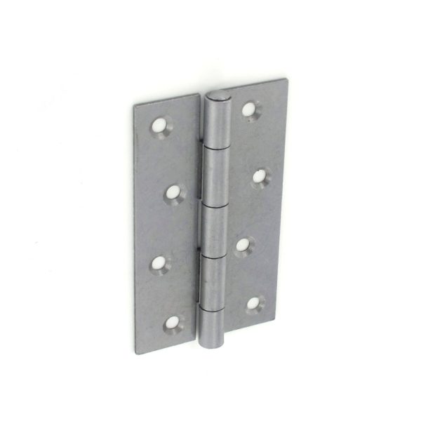 Steel butt hinges self colour 100mm