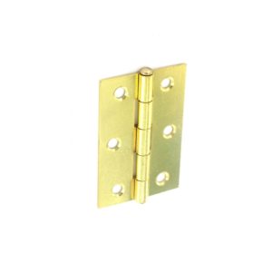 Loose pin butt hinges Brass plated 75mm