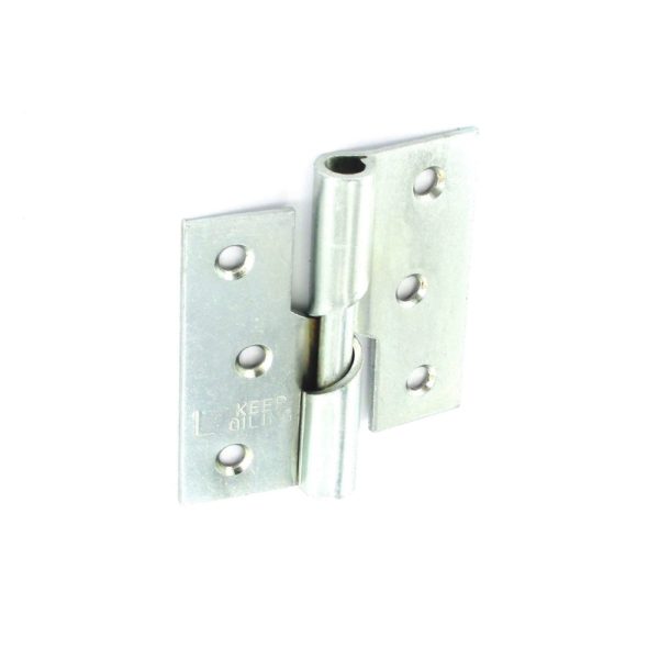 Rising butt hinges left hand Zinc plated 75mm