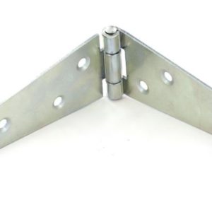 Strap hinges Zinc plated 1.6mm 100mm