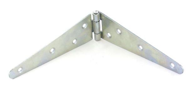 Strap hinges Zinc plated 1.9mm 150mm