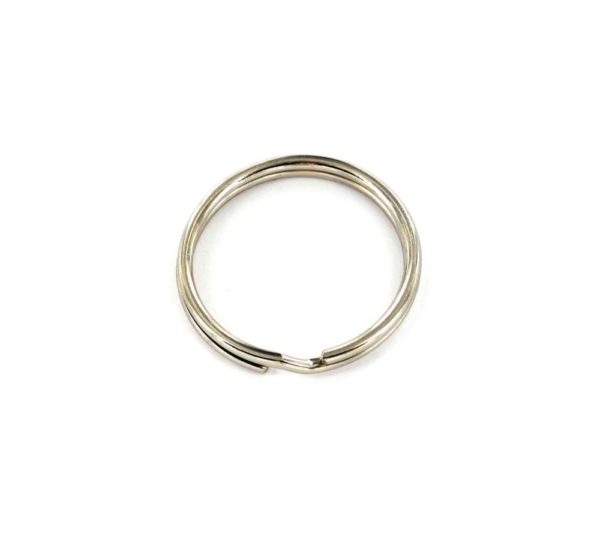 Steel split ring Nickel plated 25mm