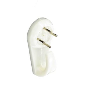 Hard wall picture hooks White 40mm