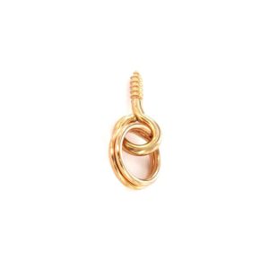 Picture screw eye & ring copper 0