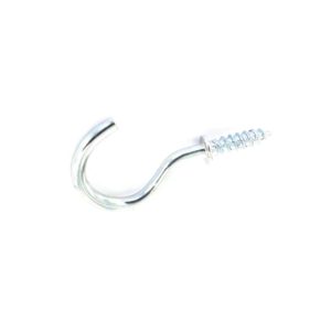 Cup hooks shouldered Bright Zinc plated 25mm