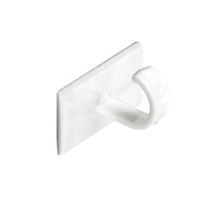 Self adhesive cup hook White