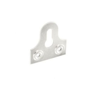 Glass plate slotted Zinc plated 32mm